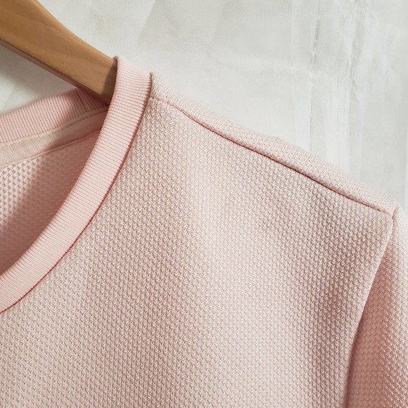 ADIDAS Pink White Short Sleeve Shirt - Picture 4 of 9